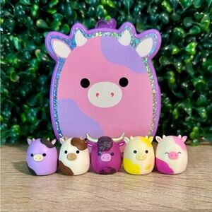 Squish-a-longs by Squishmallows Cow Bundle